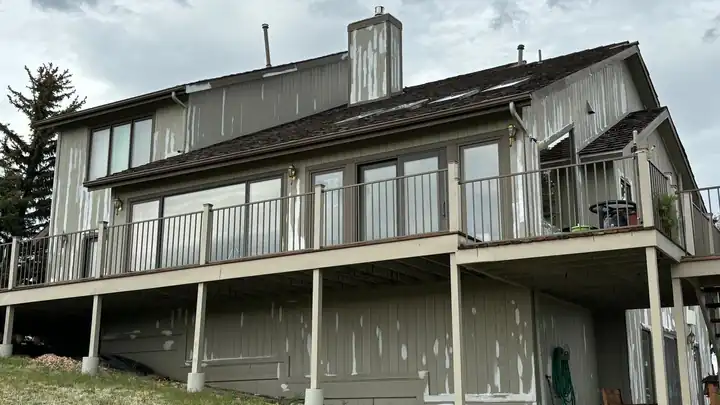 Storm Door and Patio Damage After a Cheyenne Windstorm